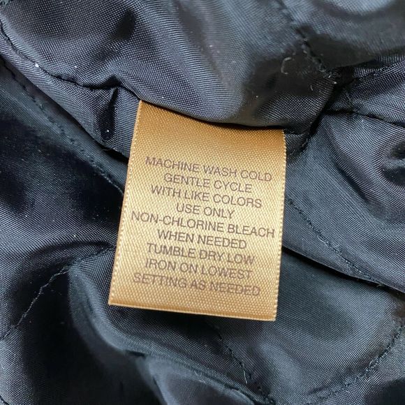 St Johns Bay Mens Large 100% Polyester Brown Button Up Jacket - Picture 7 of 9